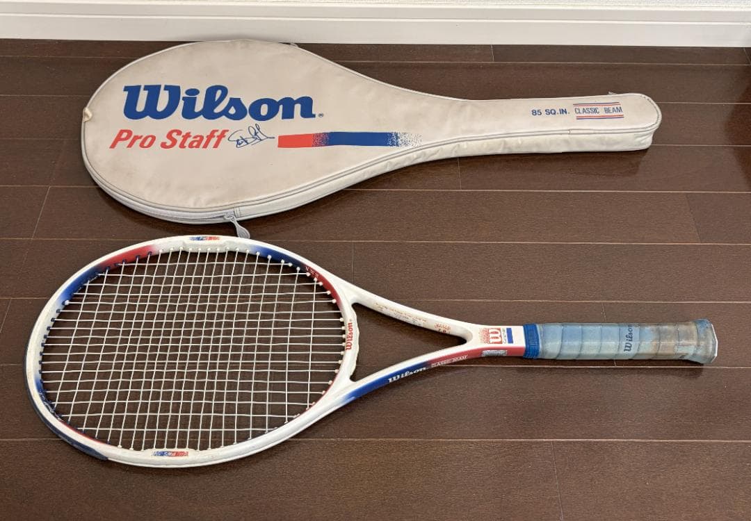 ラケット(硬式用) CLASSIC BEAM ProStaff Steffi Graf 85 wilson pro staff Steffi Graf 85 【美品/G3】 White Graf ホワイト