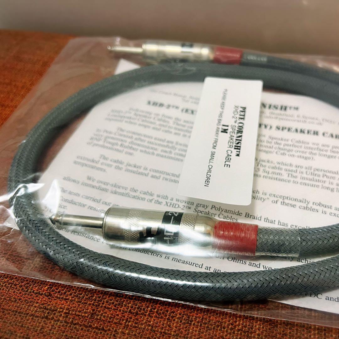未使用・保管品】PETE CORNISH XHD-2 スピーカーケーブル 1M - メルカリ