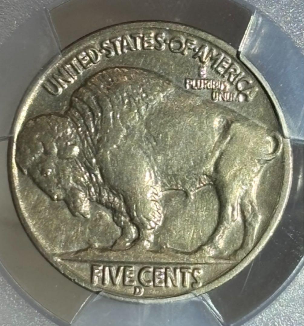 1937年インディアンヘッドバッファローニッケル5セント PCGS認証
