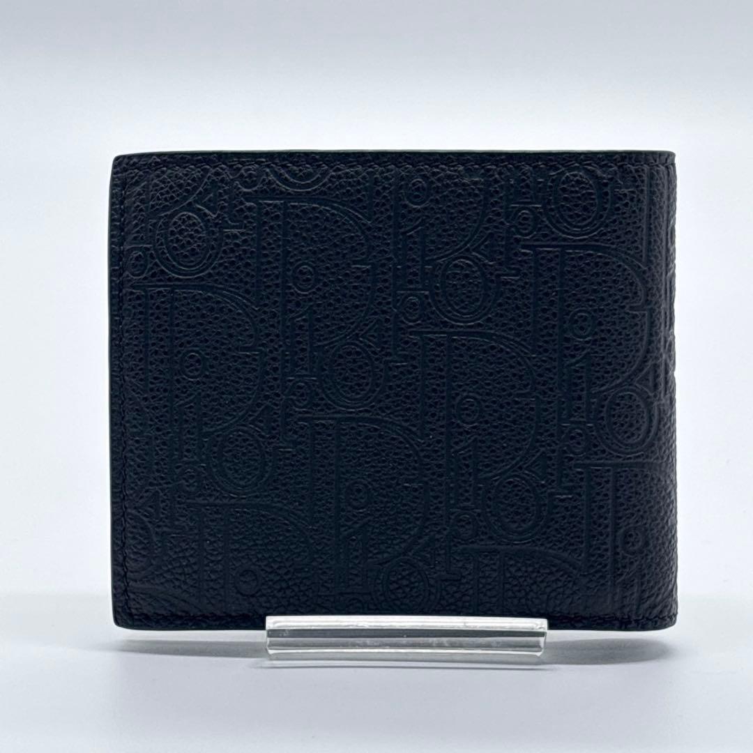 極美品】クリスチャンディオール 2つ折り財布 グラビティ シボ革