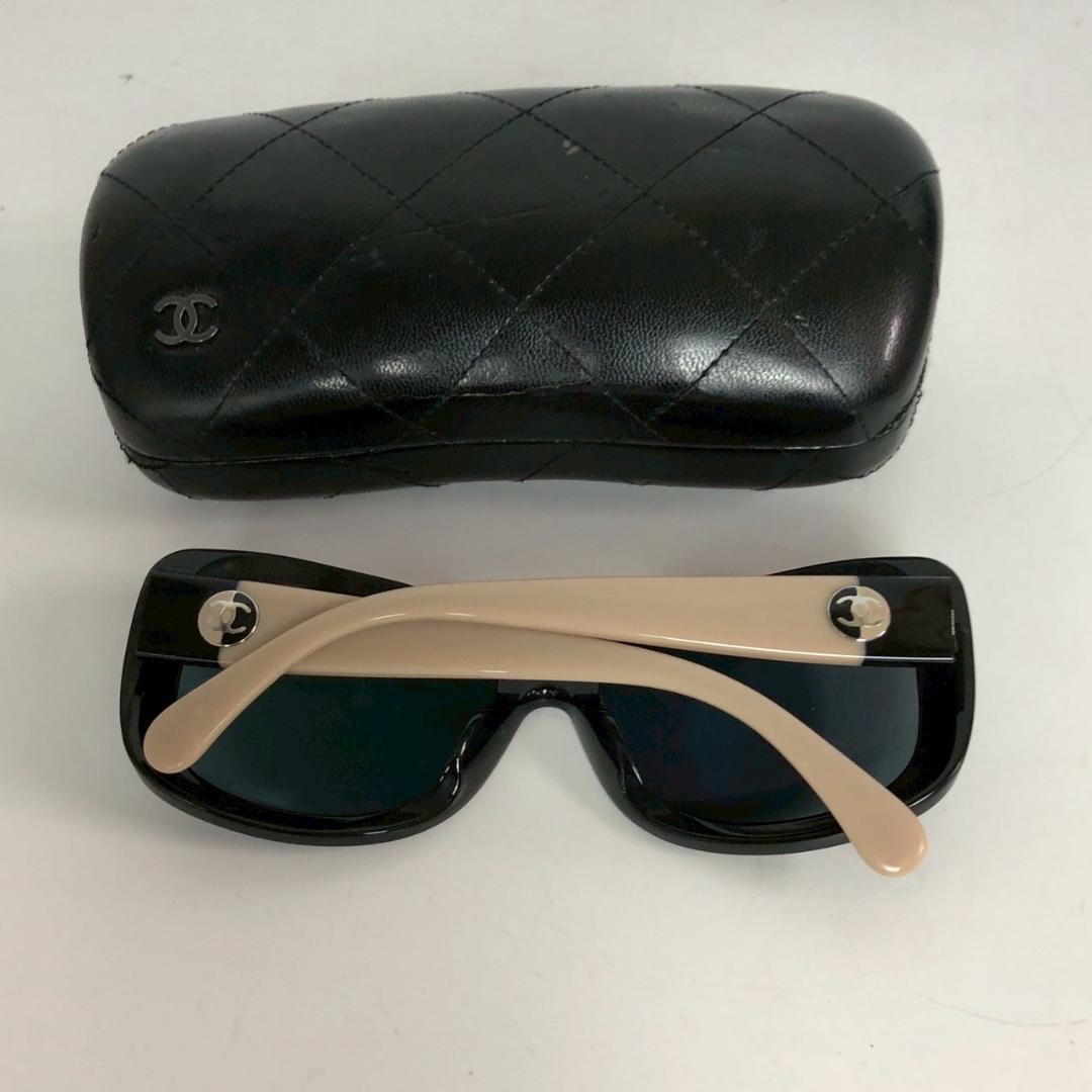 CHANEL シャネル マトラッセ ココマーク ロゴ サングラス ブラック