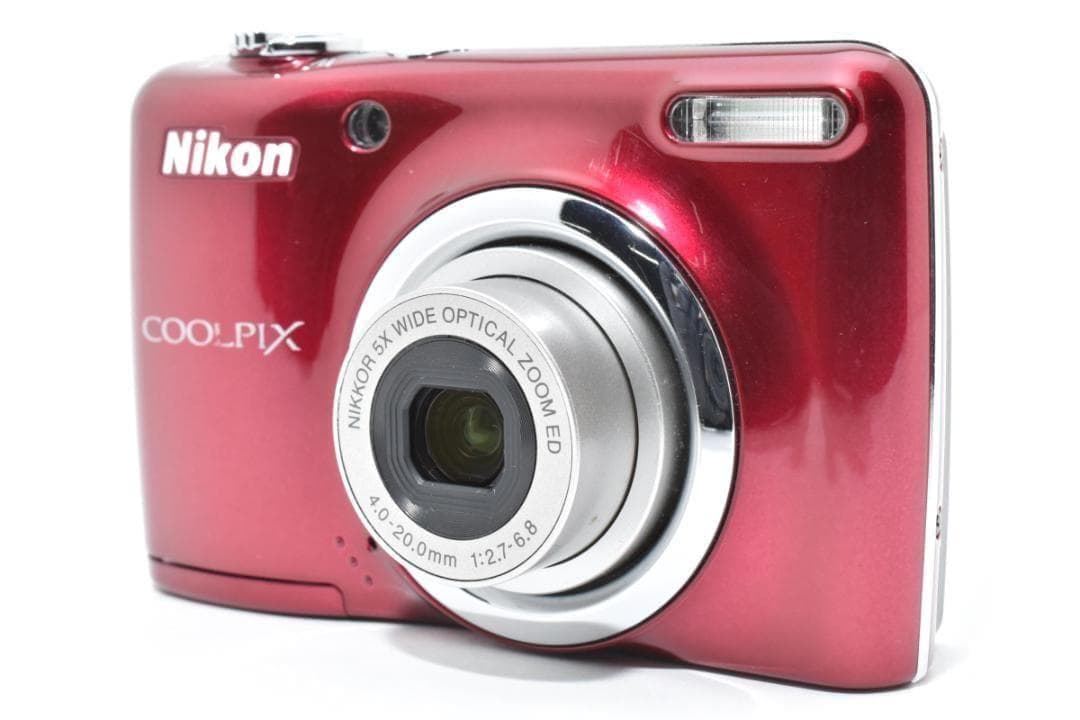 □ 美品・レッド□ ニコン Nikon COOLPIX L23 - メルカリ