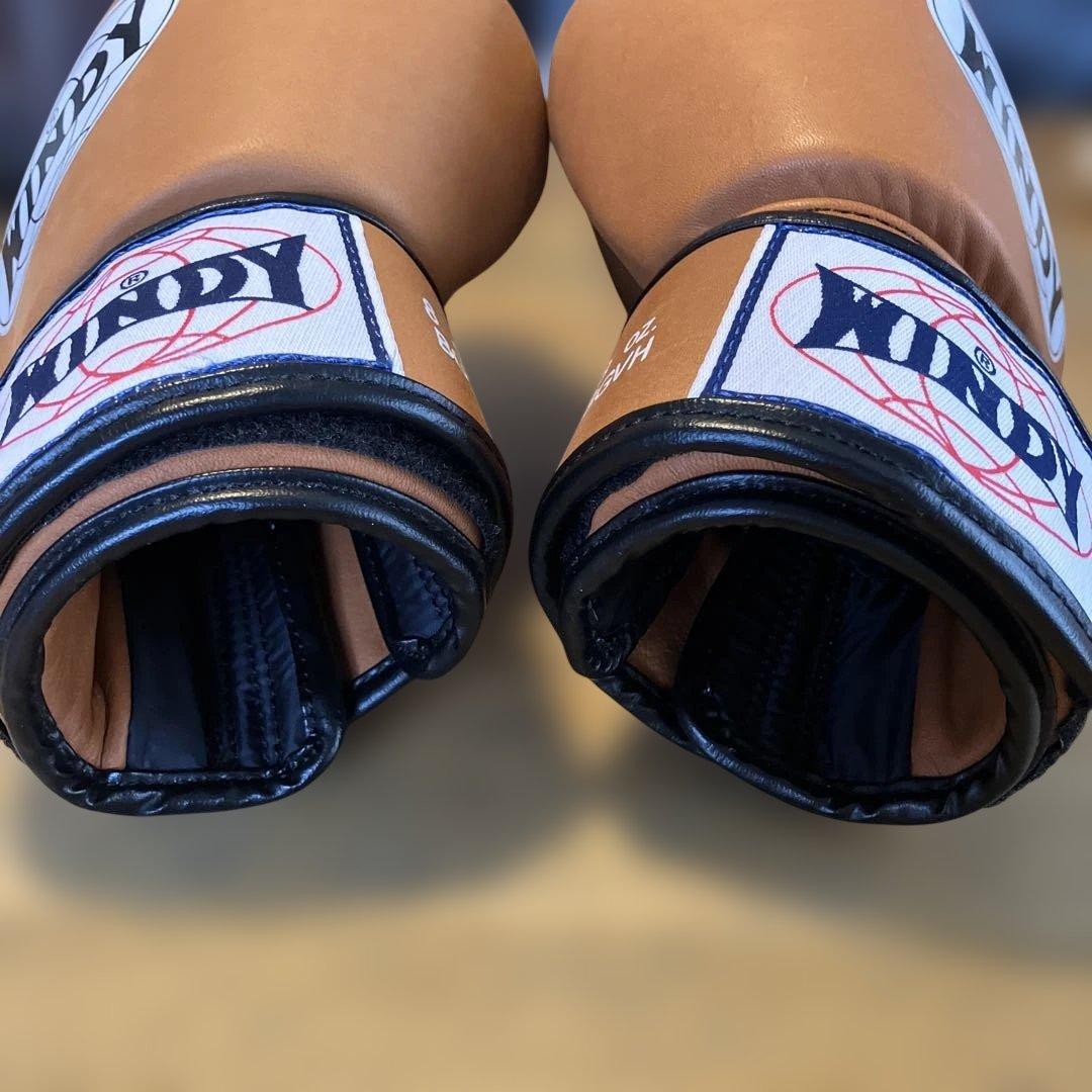 WINDY ボクシンググローブ 8oz BGVH 本革 レザー ブラウン - メルカリ