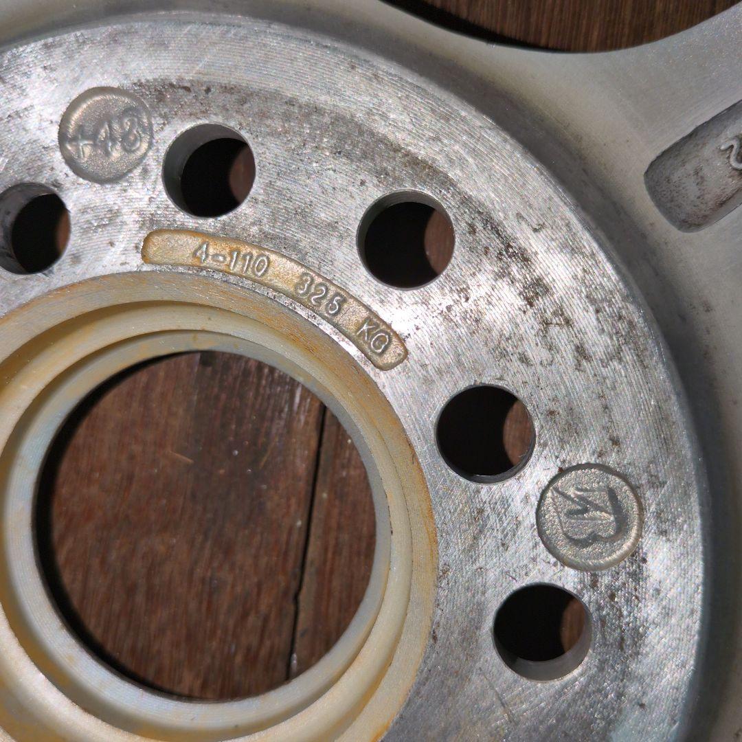 美品　送込　アルミホイール　13×4.5　PCD100/110/114.3　4穴