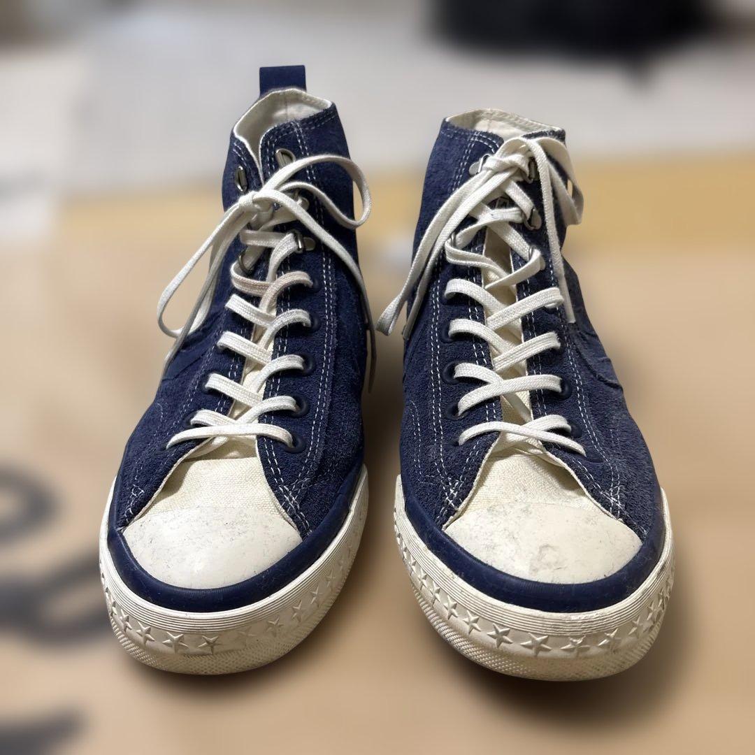 CONVERSE BOTT ネイビー ハイカットスニーカー - メルカリ