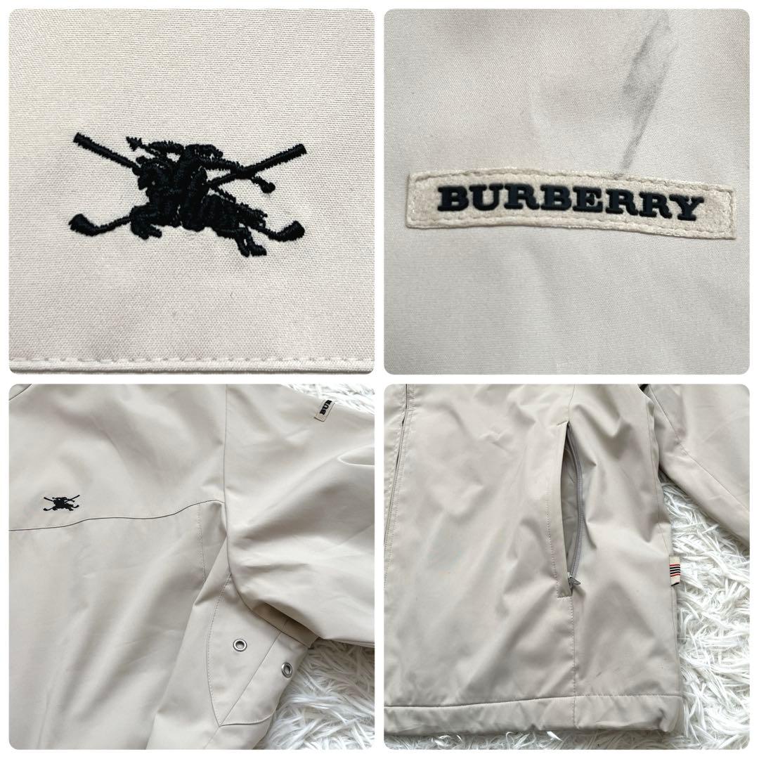 入手困難】バーバリー ジップジャケット アイボリー ホー
