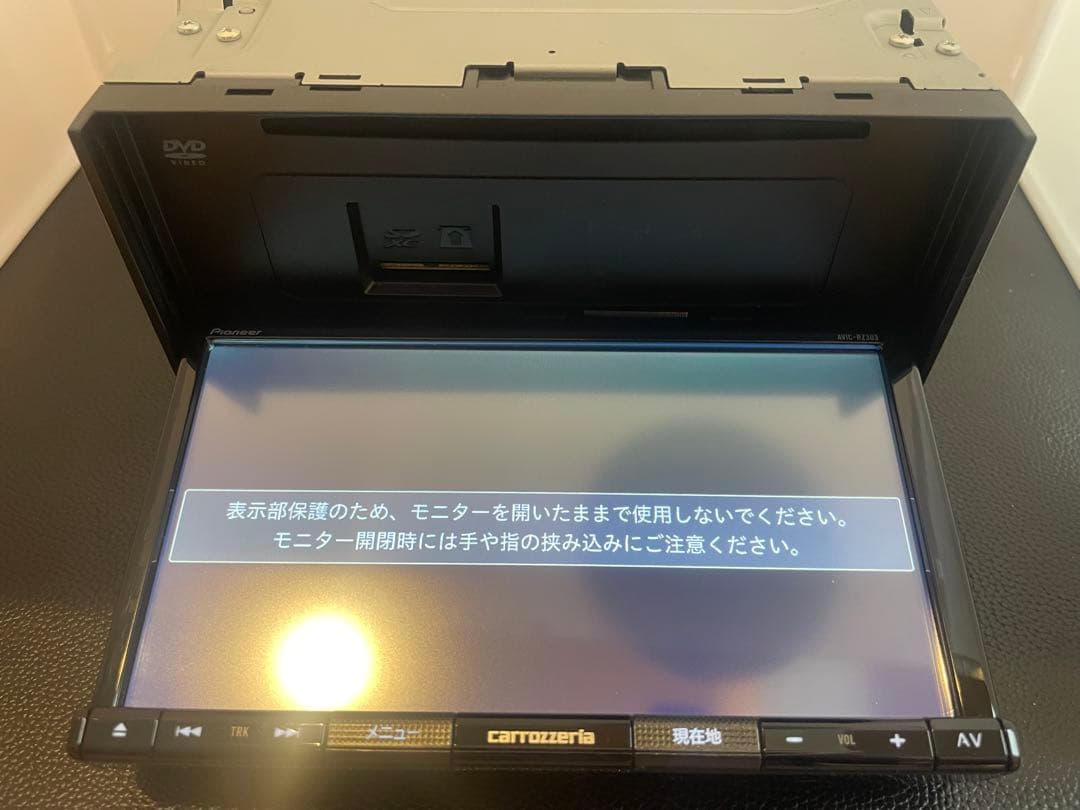 最新地図楽ナビAVIC-RZ303中古180mm7V型ワンセグTV 最新オービス