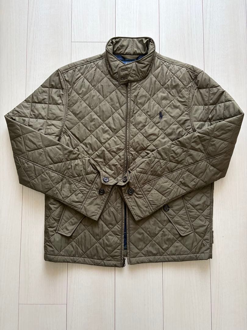 Polo Ralph Lauren キルティングジャケット M オリーブ 中古・古着通販】POLO RALPH LAUREN (ポロ・ラルフローレン