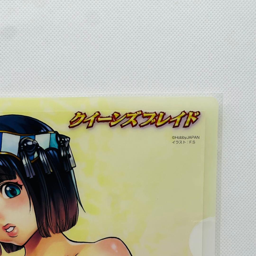未使用 クイーンズブレイド 古代の王女メナス 透けるクリアファイル キャラホビ