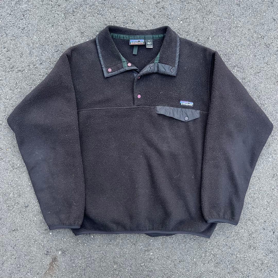 90s patagonia シンチラ スナップT USA製 'black' - メルカリ