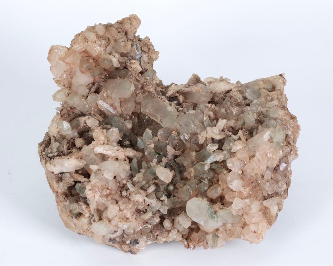 マニカラン産 ピンククラスター ヒマラヤ水晶 7.5kg 鑑賞石 天然石 原石