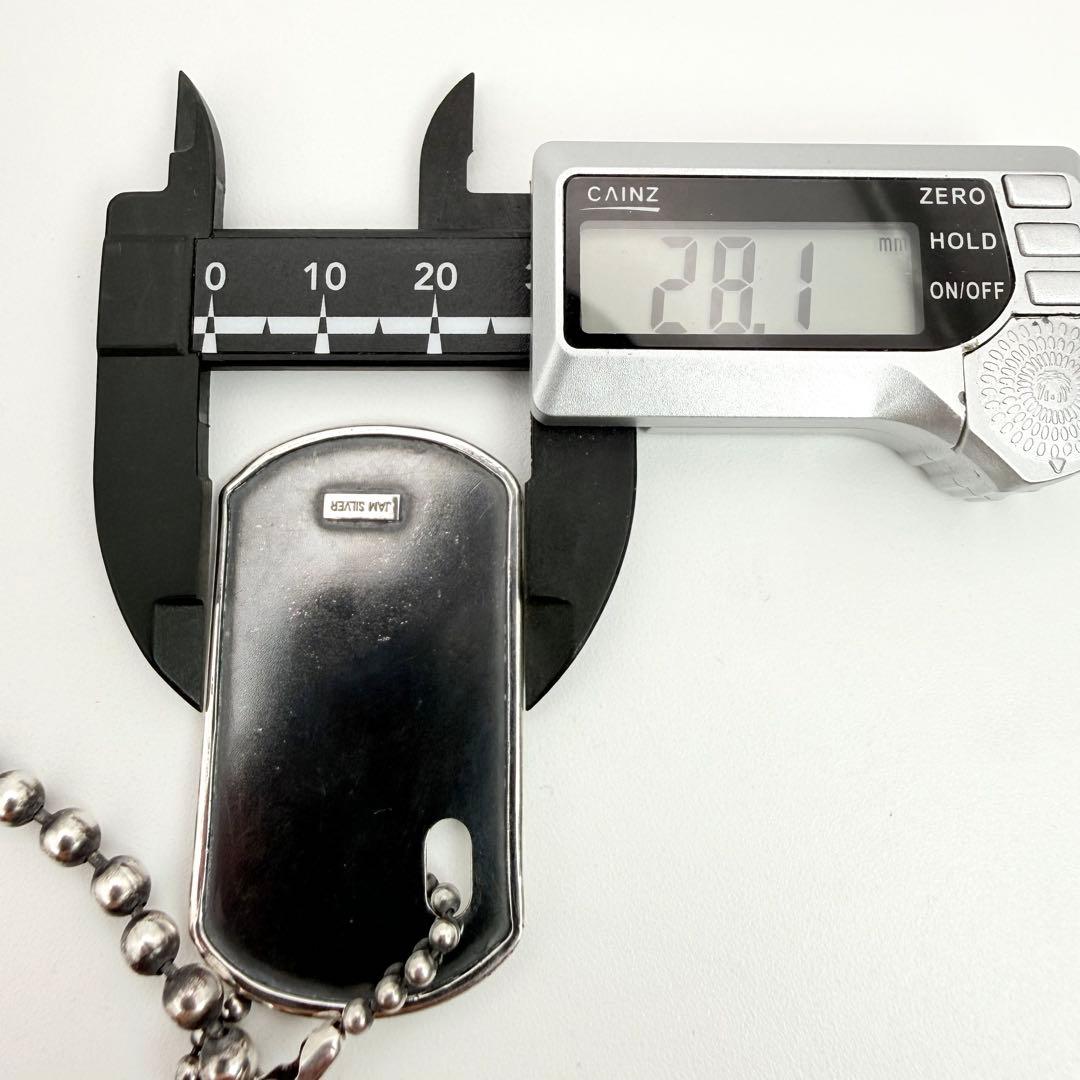 ◇【美品】JAM HOME MADE 廃番 極太チェーン ドッグタグ ネックレス