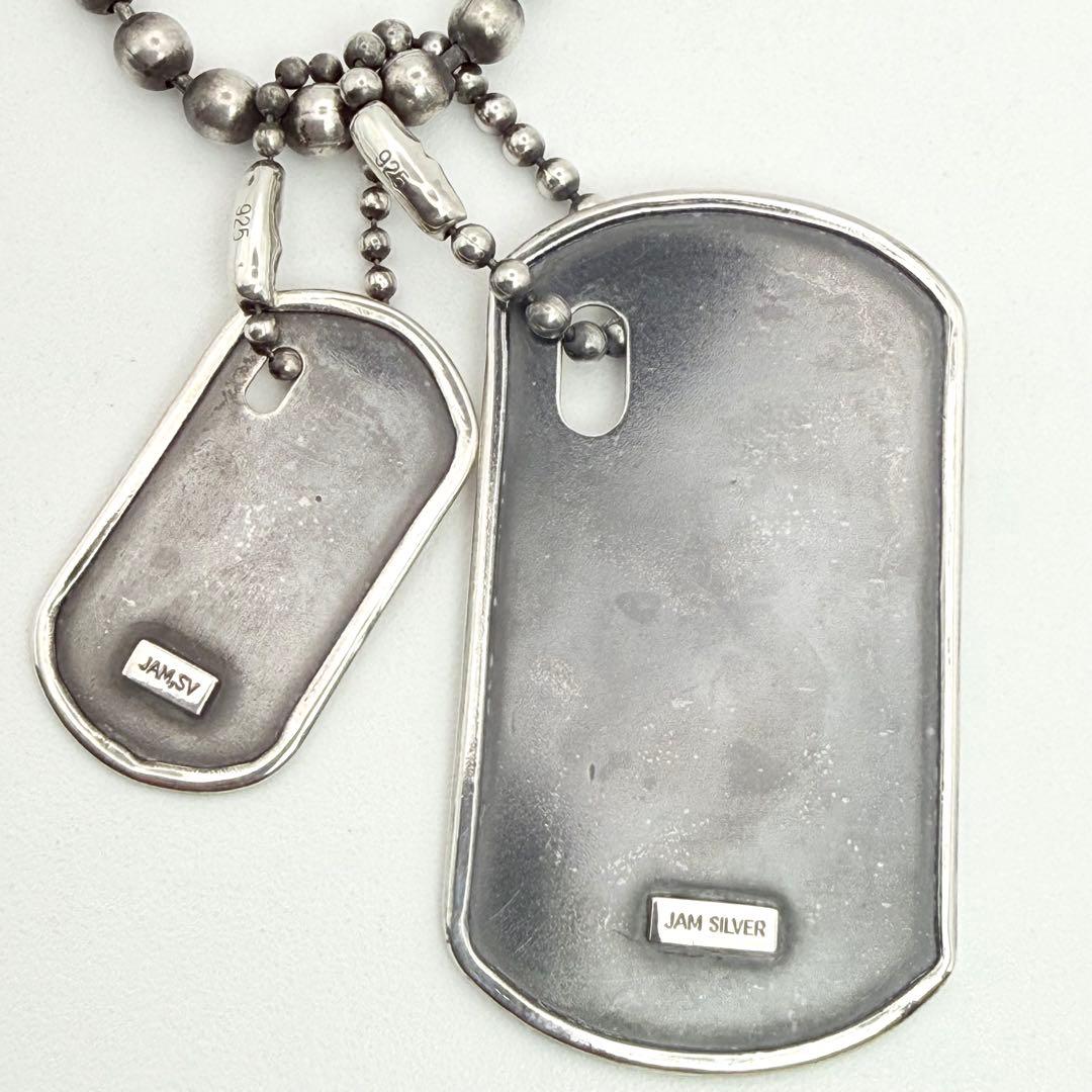 ◇【美品】JAM HOME MADE 廃番 極太チェーン ドッグタグ ネックレス
