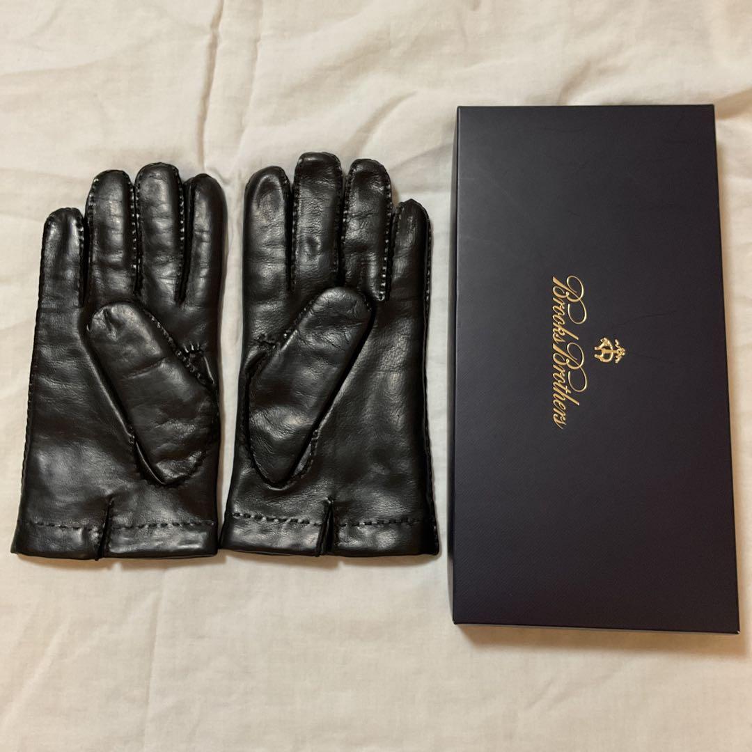 ラムスキン　カシミアライニング　ブラックグローブ ラムスキン カシミヤライニング グローブ | Brooks Brothers