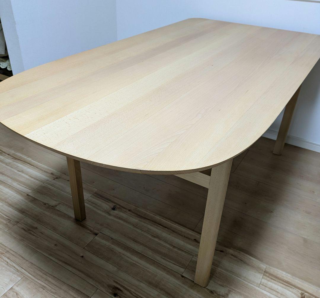 ACTUS \"moku\" 　 日進木工 ナチュラル　ブナ材無垢ダイニングテーブル