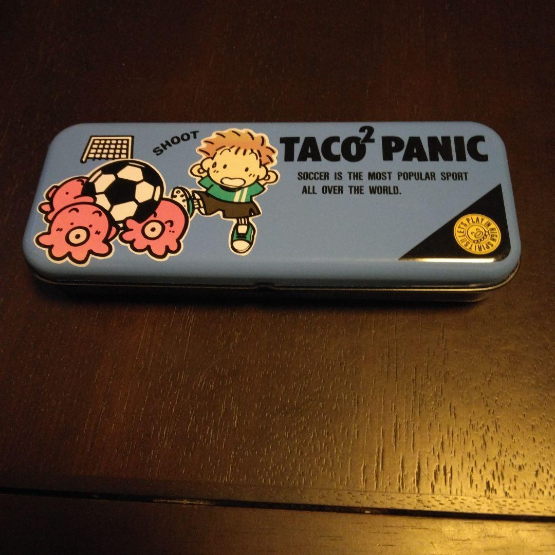 レア サンエックス TACO PANIC 缶ペンケース 1991 平成レトロ - メルカリ