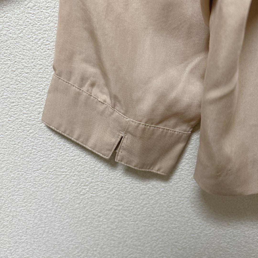 &by P&D ベージュ ドレープブラウス 38 ピンキーアンドダイアン M