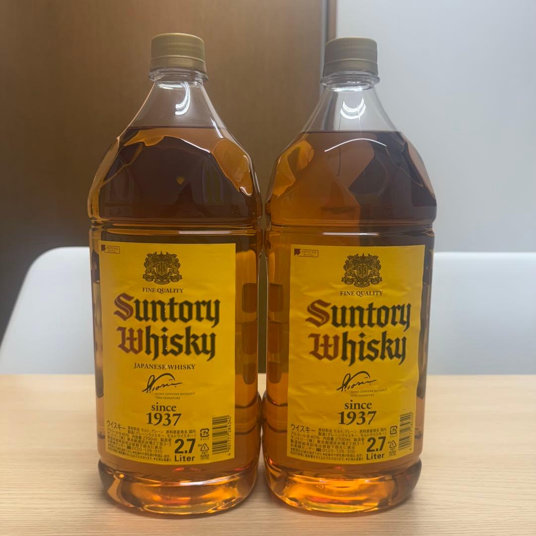 新品未開封】サントリーウイスキー 角 2.7L2本セット - メルカリ