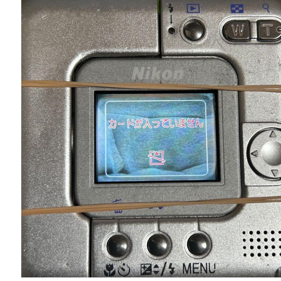 稼働品 人気のオールドコンデジ Nikon COOLPIX SQ 希少な充電器付