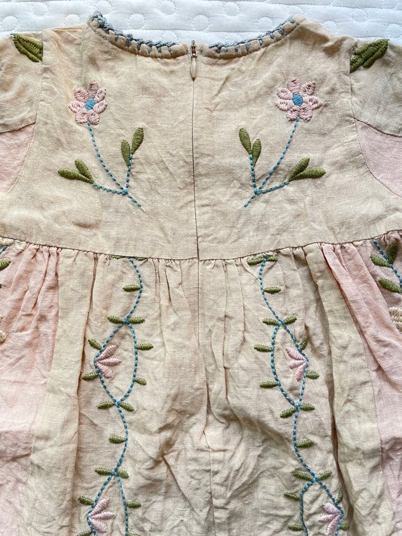 Apolina 刺繍入り長袖ワンピース 3-5y - メルカリ