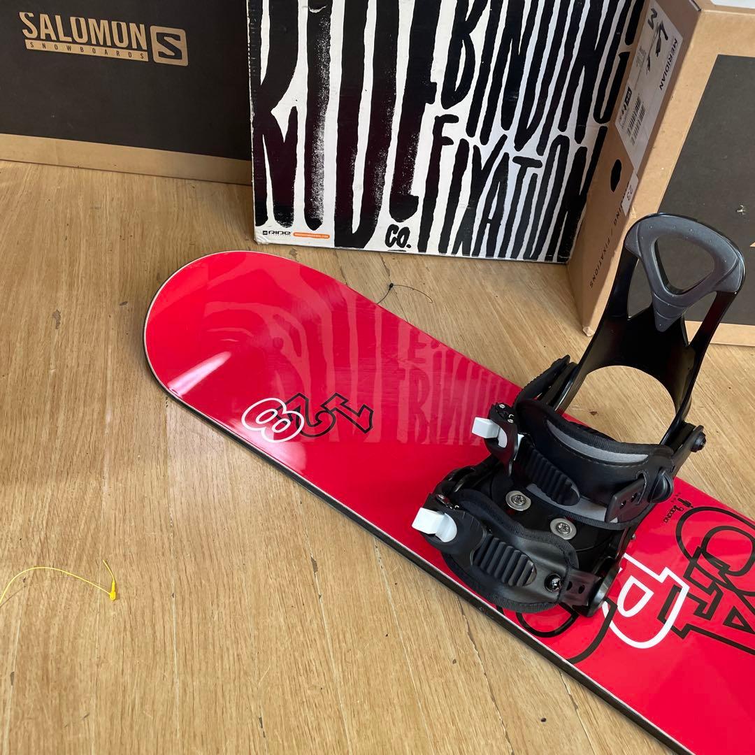 BEPOP×ZUMAキッズスノーボードセット 未使用バイン付3点セット 128㎝