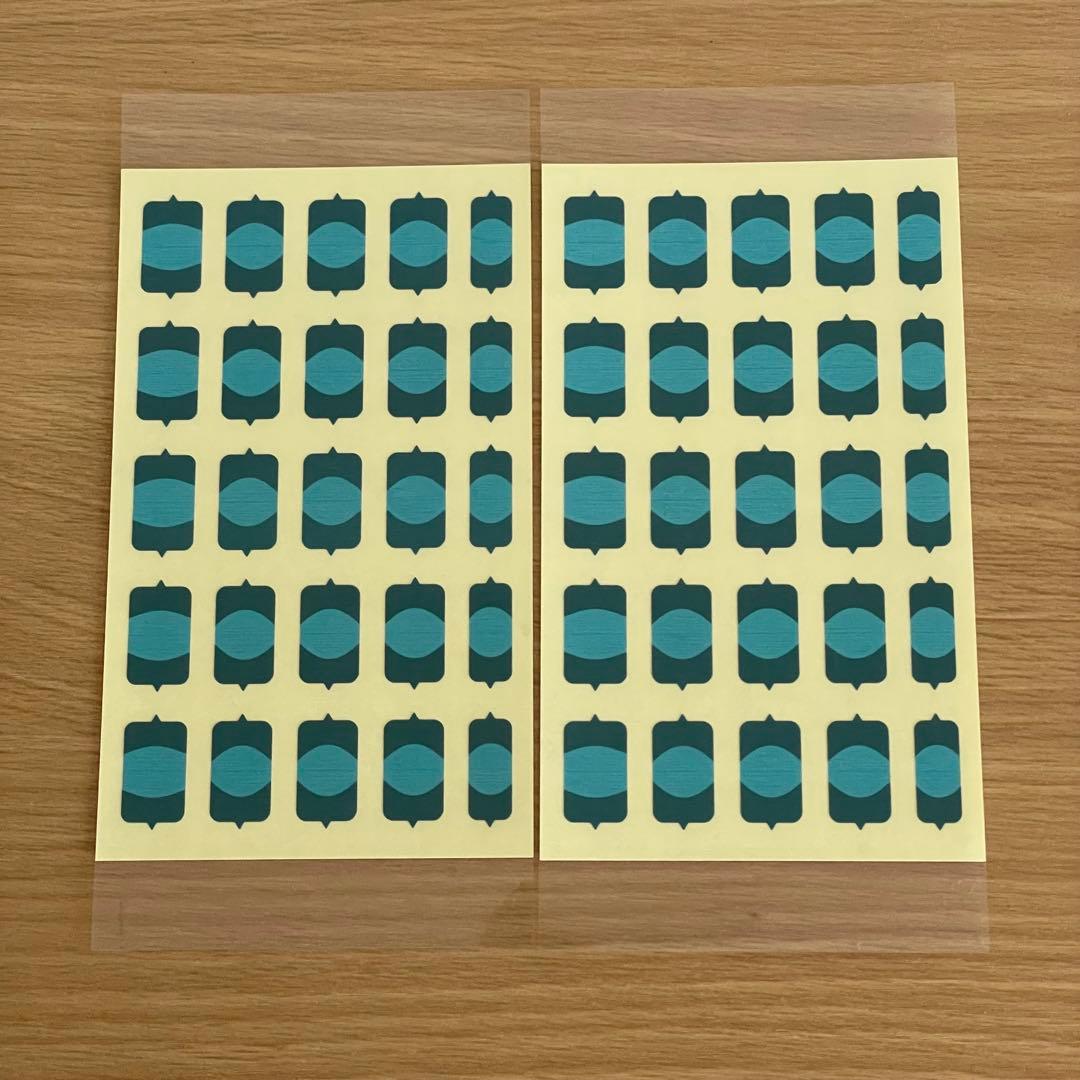 JNEC認定モデルハンド ルースキューティクルシール 2枚 ネイリスト技能