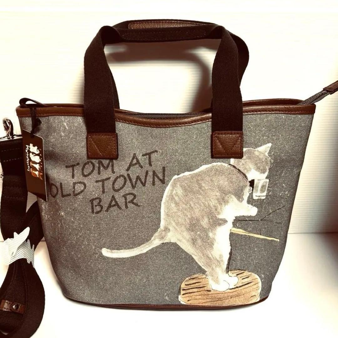 【未使用】マンハッタナーズ　2WAYトートバッグ アベニュー 2WAYトートバッグ 「群集猫」 | バッグ,トート・手提げ