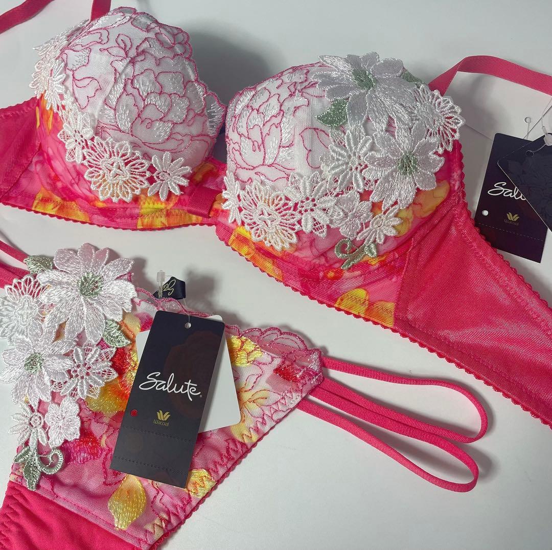 サルート Wacoal Salute 51G リボンブラ ブラソングD70-M - メルカリ