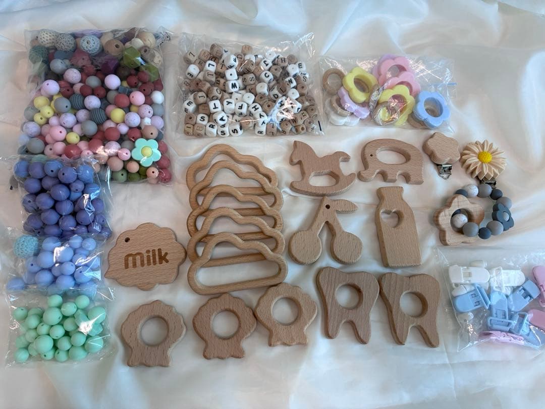 歯固め ビーズ パーツ セット売り - メルカリ