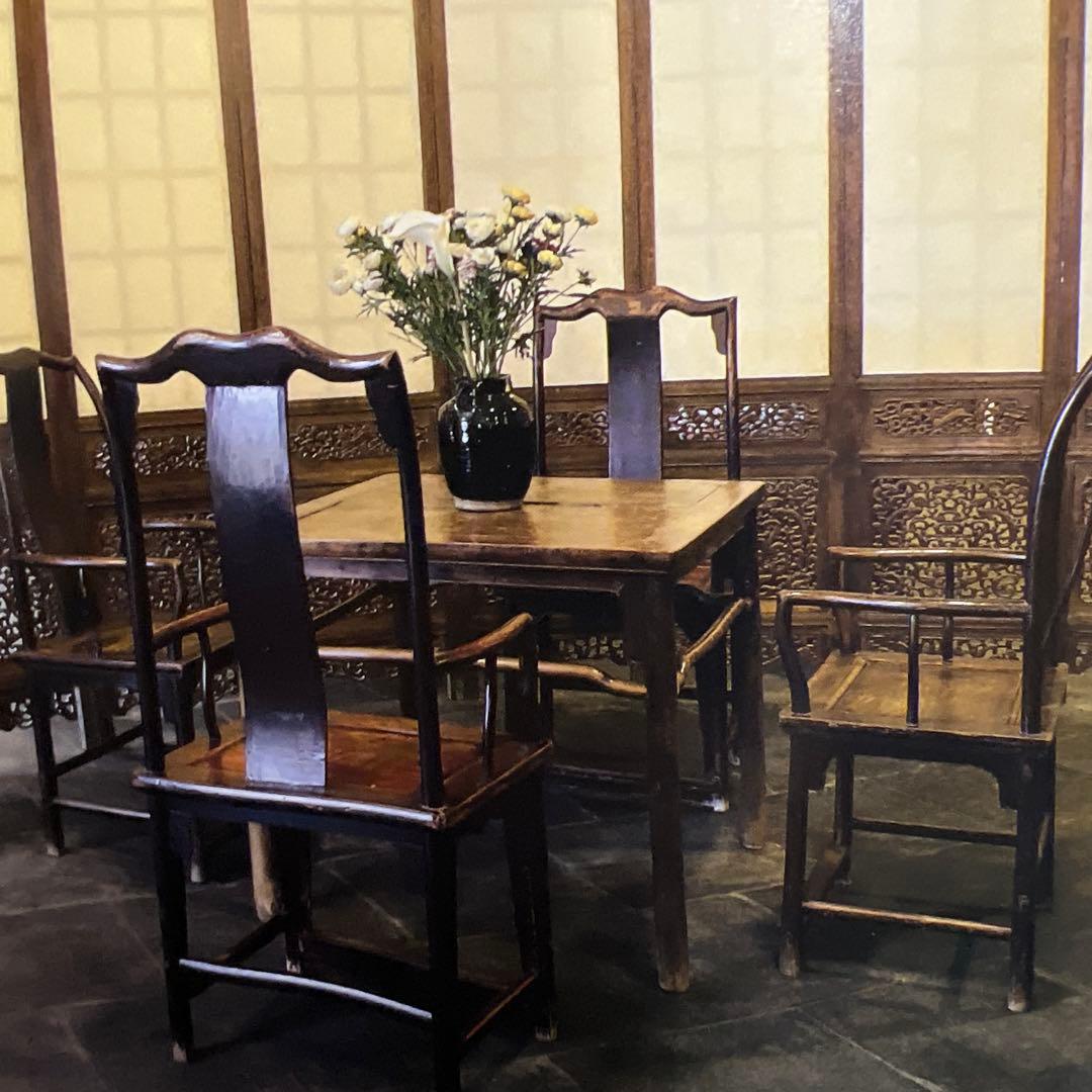 中華民国1910'sアンティーク3点セットの内のチェア➀ 上海租界 - メルカリ