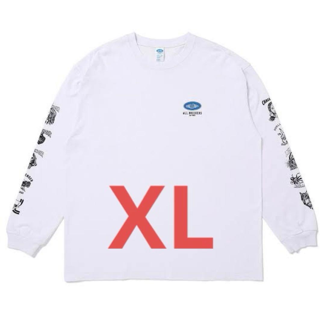 CHALLENGER チャレンジャー 15周年ロンT 長瀬智也 15TH 長瀬智也着用モデル】 CHALLENGER チャレンジャー Tシャツ グレーM