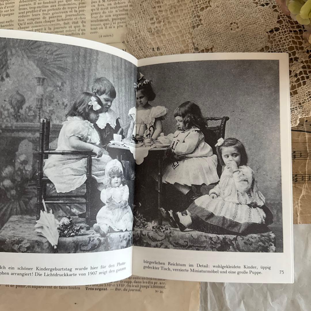 入手困難☆美しい少女と人形のビンテージ写真集ヴィクトリアン洋書