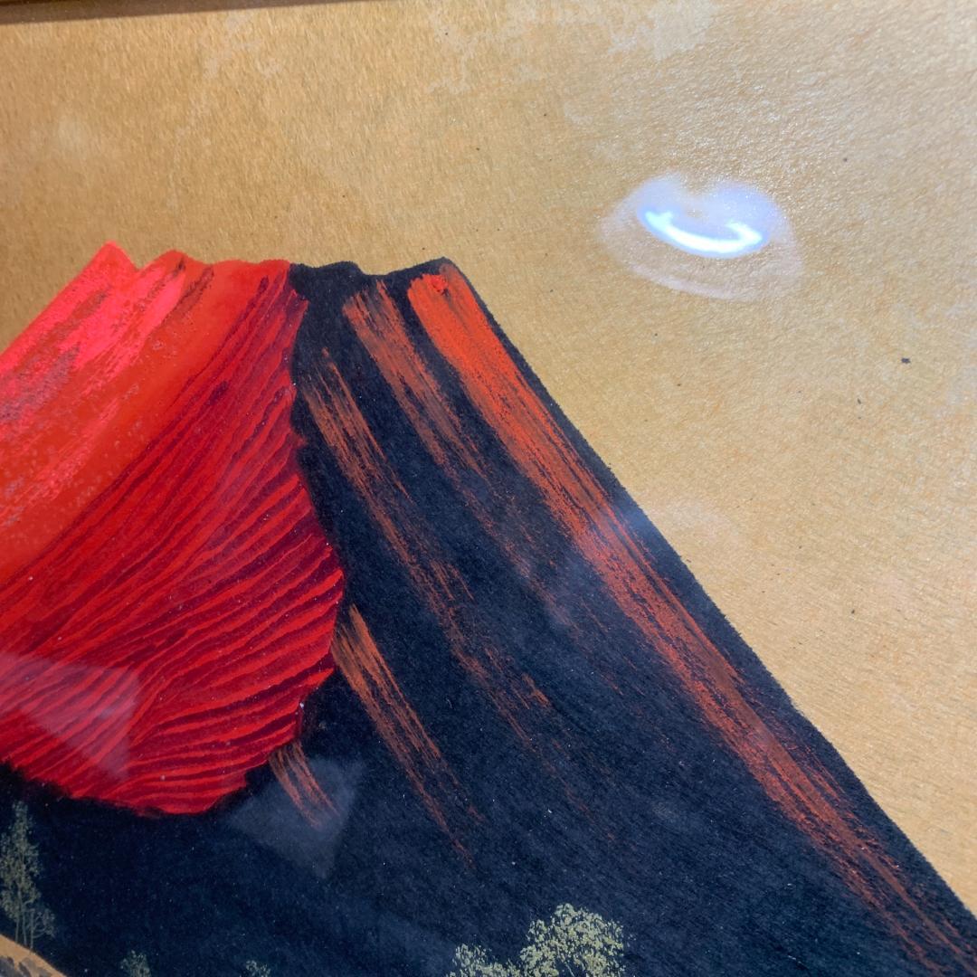 日垣明貫作 赤富士 絵画 肉筆 | Shop at Mercari from Japan! | Buyee
