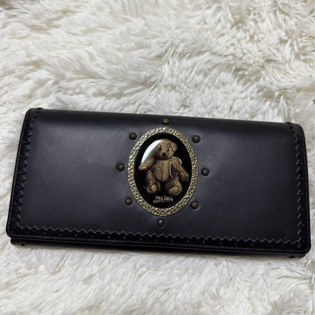 ⭐️未使用級⭐️ ジャンポールゴルチエ テディベア 長財布 カメオ