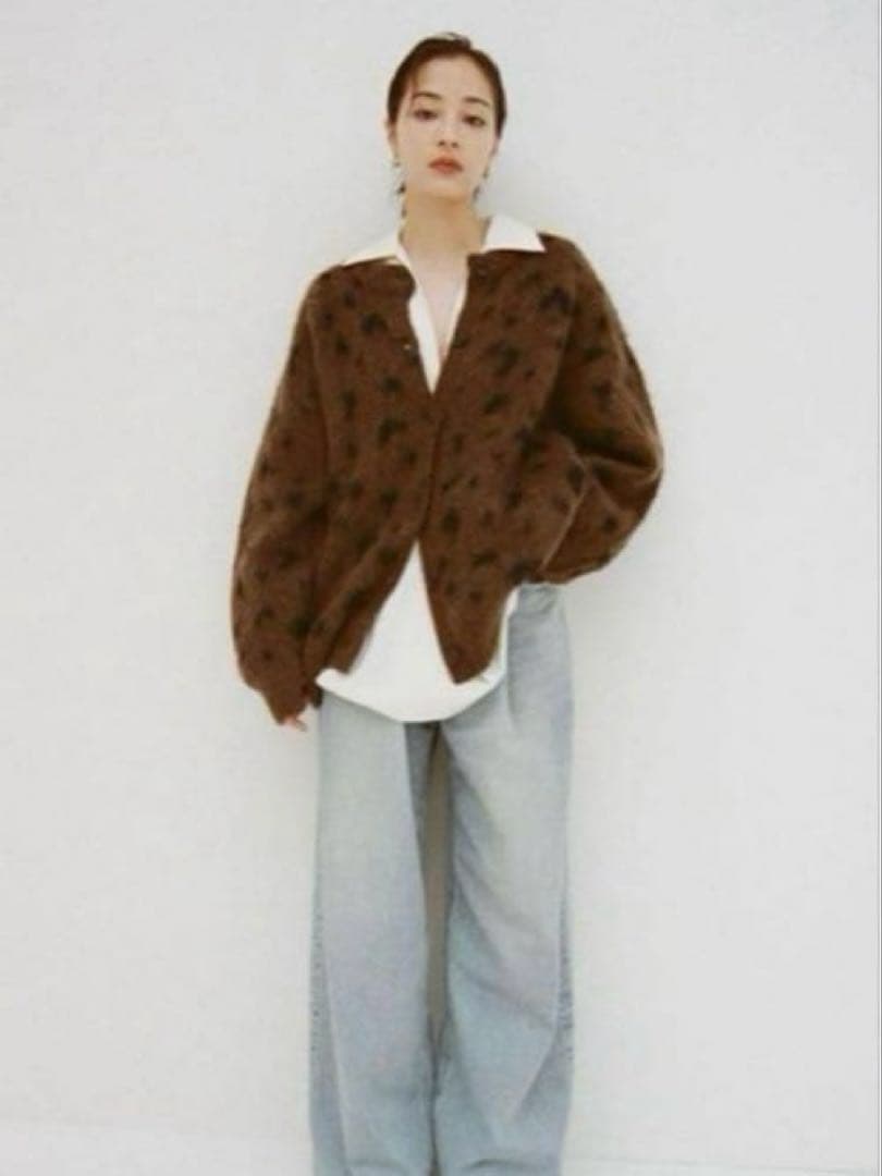 広瀬すず CLANE MOHAIR LOOSE KNIT CARDIGAN - メルカリ