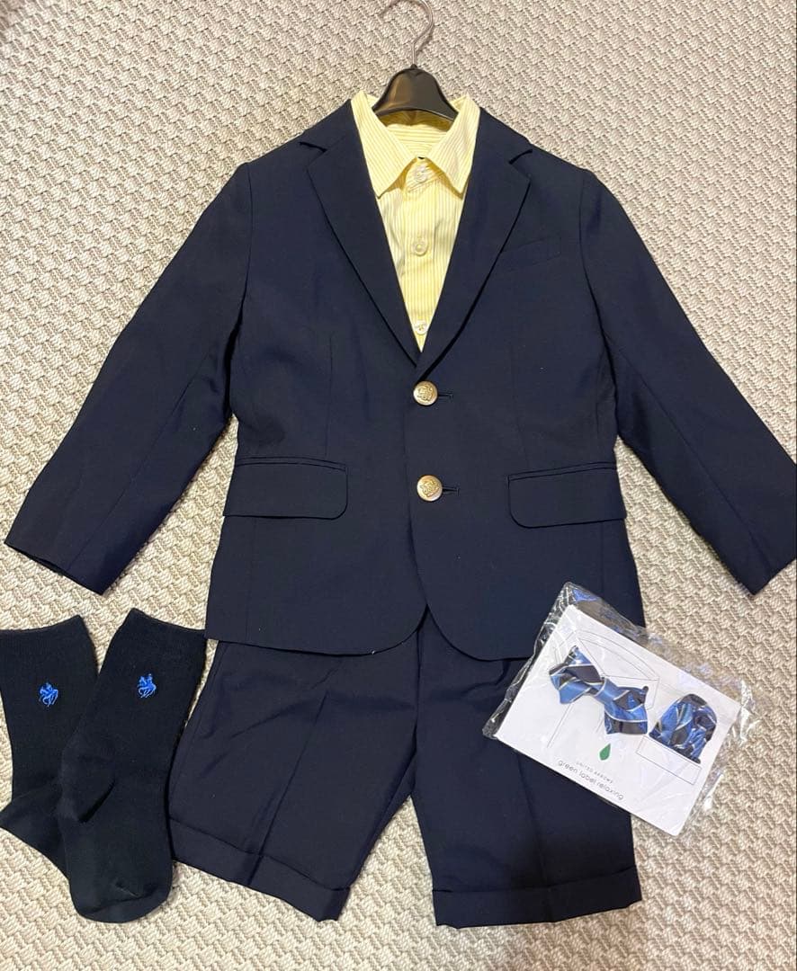 グリーンレーベルリラクシング キッズフォーマルセット サイズ115