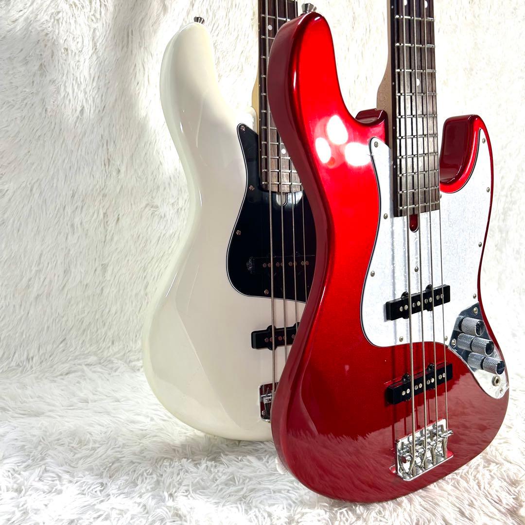 美品】Bacchus WJB-360R キャンディアップルレッド ジャズベース
