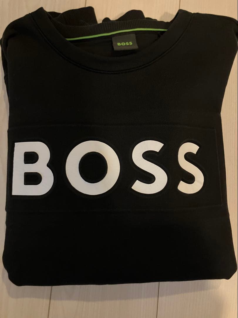 BOSS ブラック トレーナー　XXL HUGO BOSS メンズトレーナー（サイズ（S/M/L）：3L（XXL））｜トップス