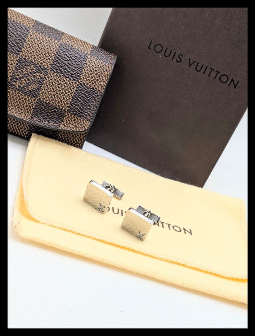 ✨極美品✨ルイヴィトン ブトン ドゥ マンシェット シャンゼリゼ カフス LOUIS VUITTON - LOUIS VUITTON ルイ・ヴィトン カフス ブトン ドゥ