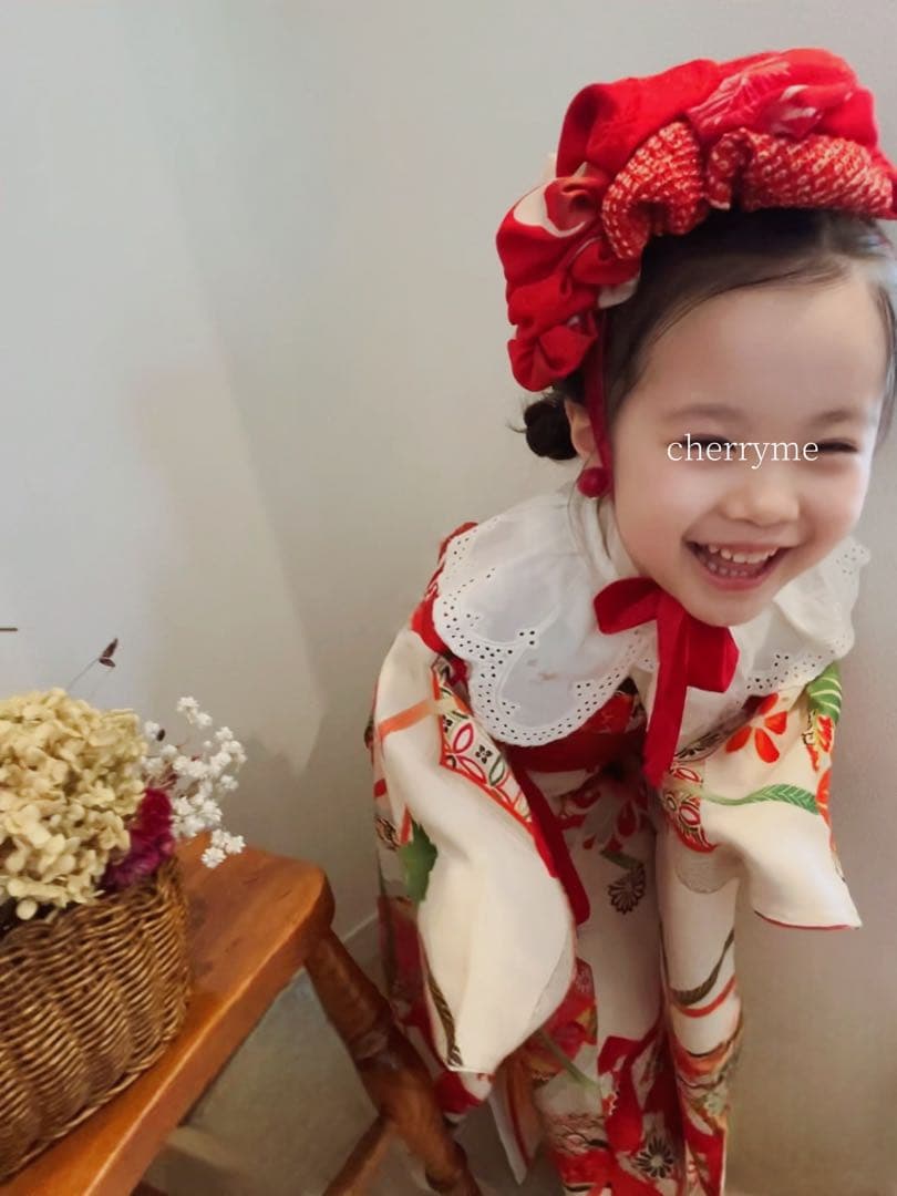 つ*ま様 七五三 七五三髪飾り ヘッドドレス 着物髪飾り リメイク髪飾り