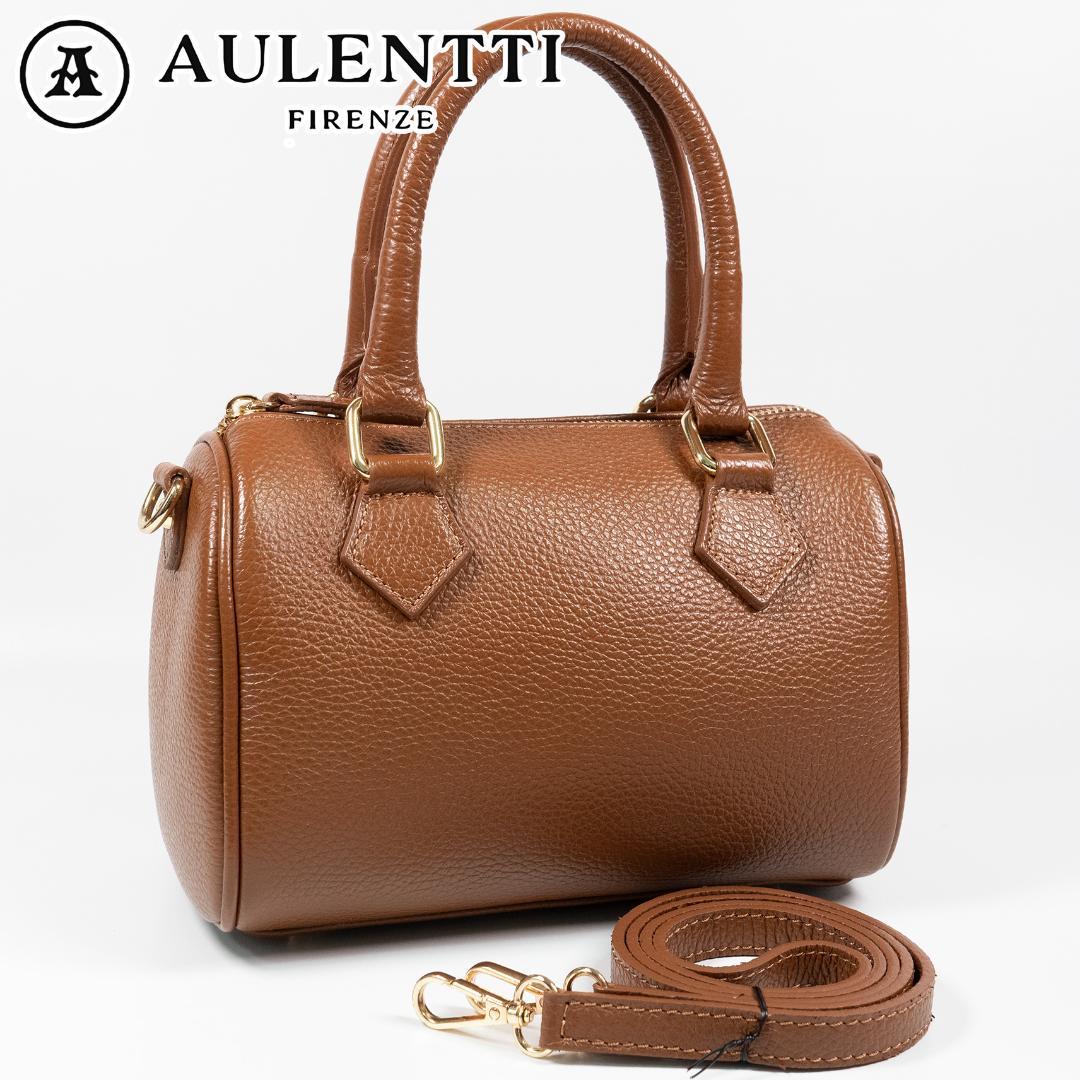 極美品✨オウレンティ ミニボストンバッグ ハンドバッグ 2way ブラウン 極美品✨オウレンティ ミニボストンバッグ ハンドバッグ 2way ブラウン