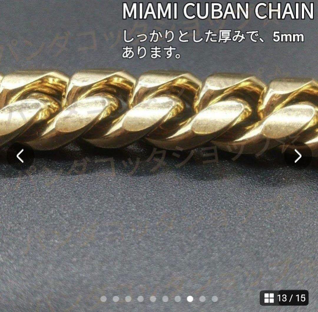 60cm】【50cm】【10mm】【18K刻印あり】【Miami Cuban】 - メルカリ