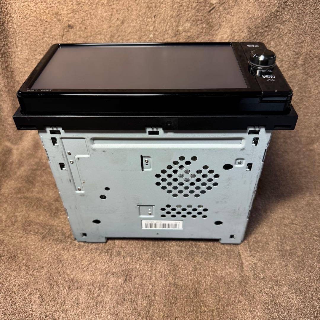 トヨタ純正ナビ NSZT-W66T ロック解除済 説明書 配線類 純正取付け枠