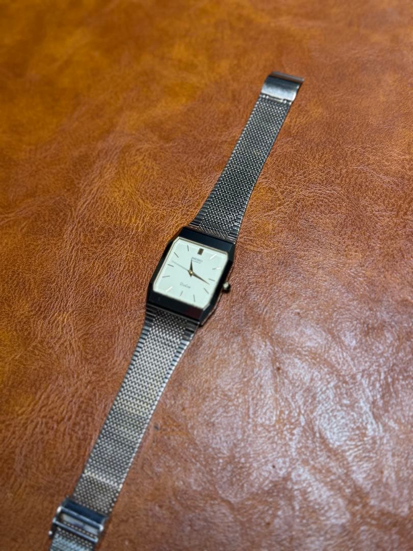 A111希少 稼動品 SEIKO DOLCE レクタンギュラー80年代 - メルカリ