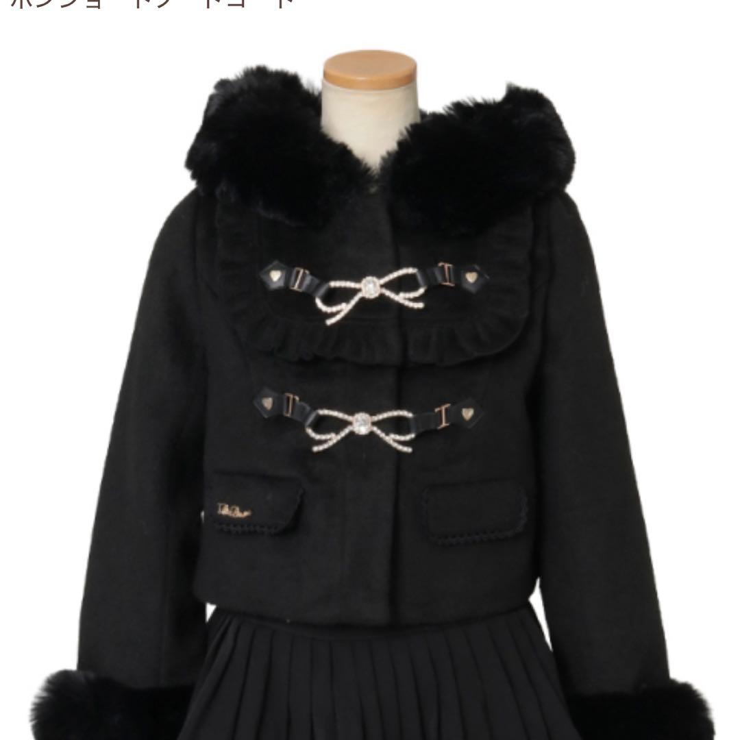 LIZLISA ショートコート 黒 - メルカリ