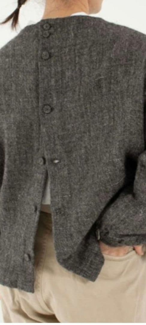 nestrobe✨シェットランドウールリネン プルオーバー シャツ - メルカリ