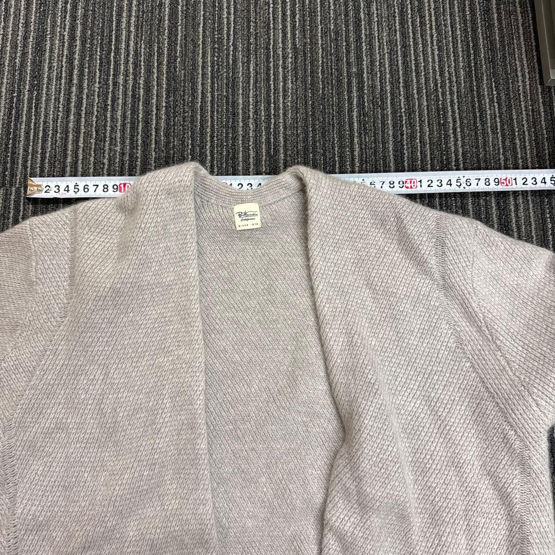 ロンハーマン カシミアカーディガン Mサイズ ライトグレー