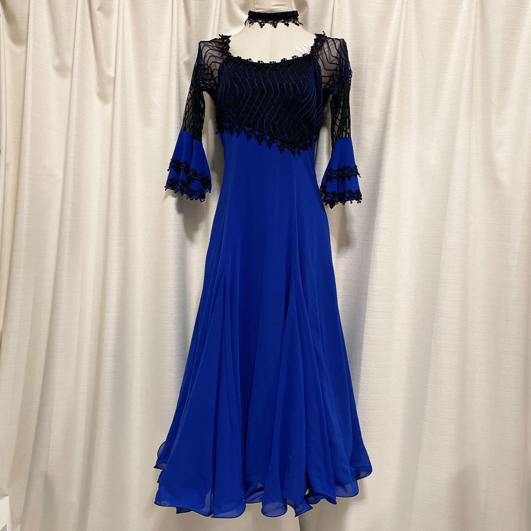 セキネ】社交ダンスドレス 11号 スタンダードドレス 胸パッド付 補正