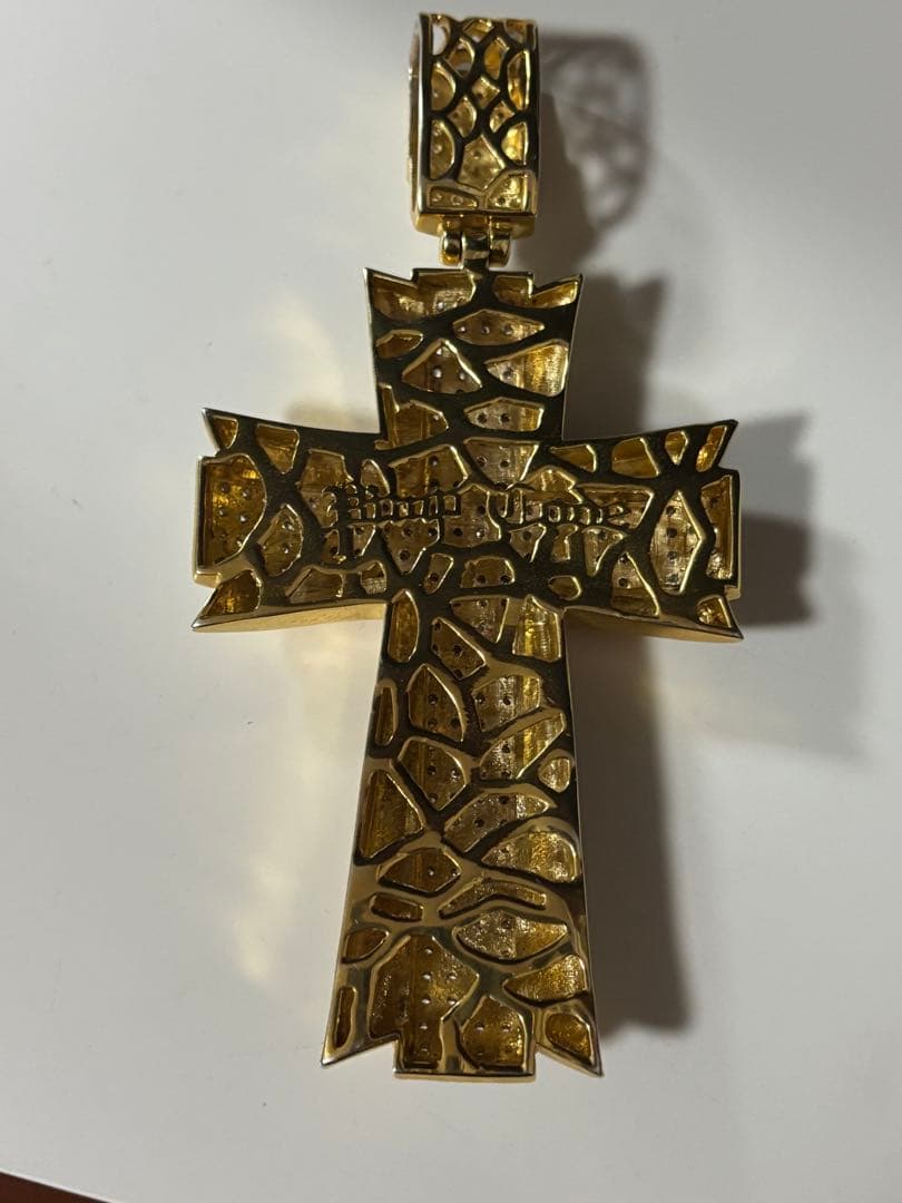 pimpcode 特大クロストップ ネックレス b-boy ロングテニスチェーン