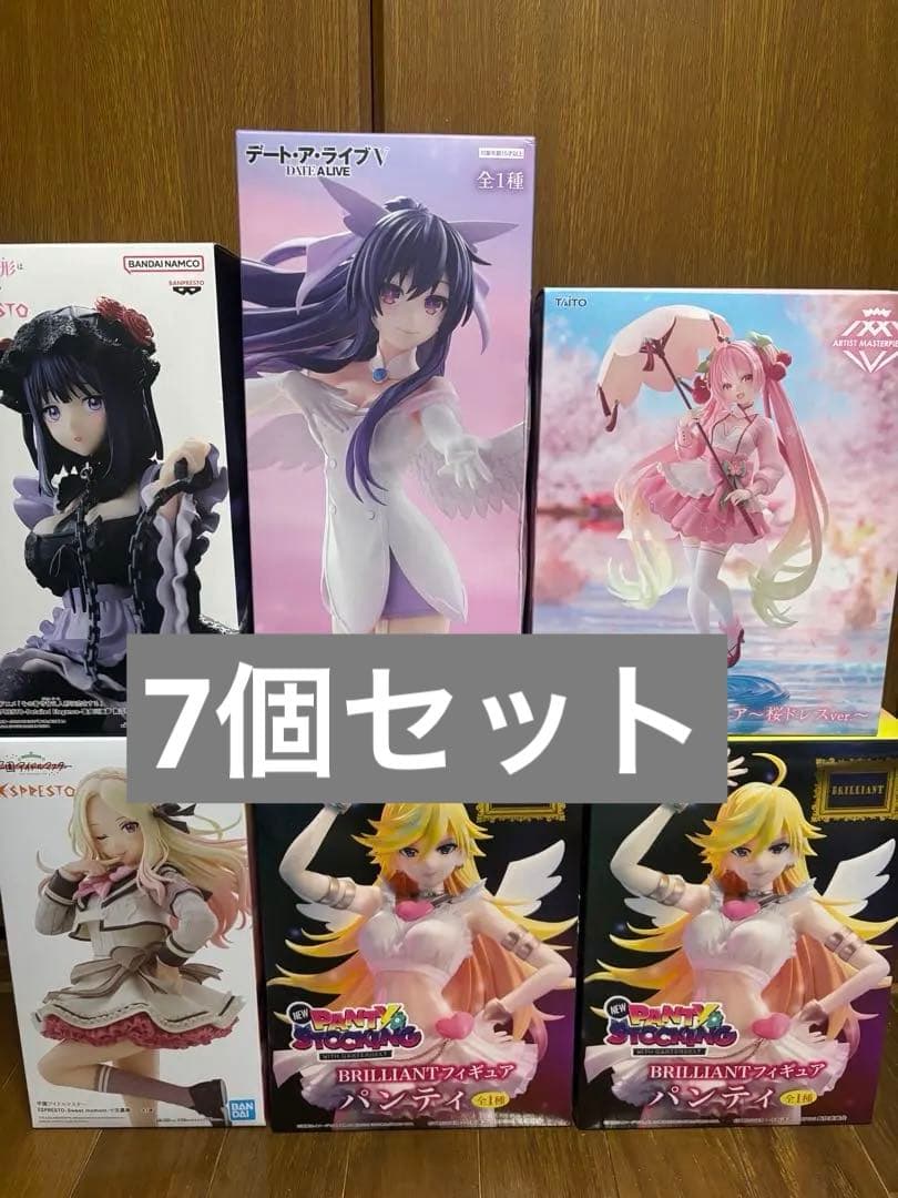 美少女フィギュアまとめ売り 6個セット 黒江雫 パンティ 桜ミク 夜刀神